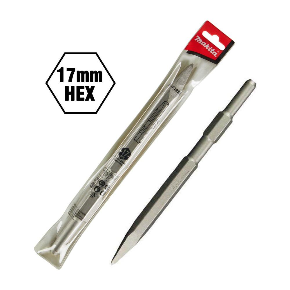 Makita D-71283 HEX Pointed Chisel (Bull point) 17x255mm | Makita by KHM Megatools Corp. Makita D-71283 HEX Pointed Chisel (Bull point) 17x255mm | Makita by KHM Megatools Corp.